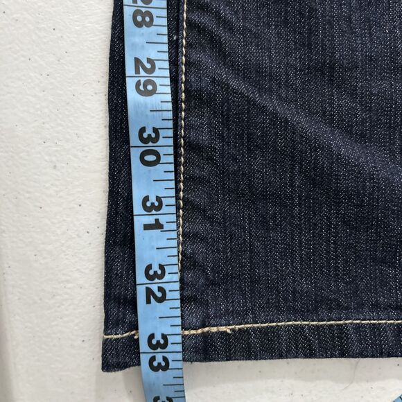 Calvin Klein Jeans Womens 10X34 Blue Flare Mid Rise - Picture 7 of 7